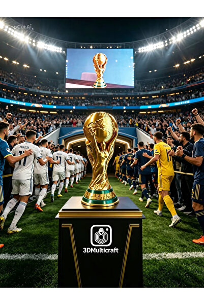 Multicraft 3DMulticraft Premium Tasarım Futbol Dünya Şampiyonası Kupası Ödülü...