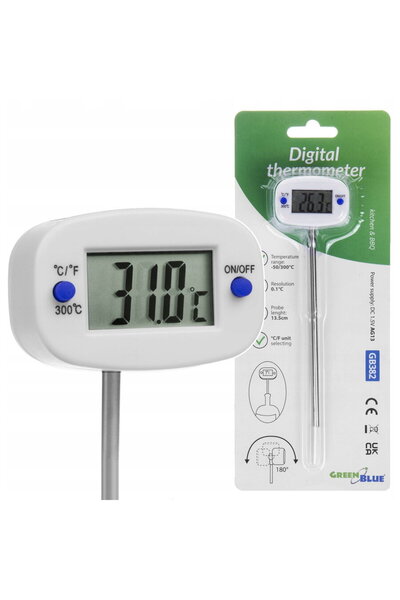 Other Termometru alimentar, cu sonda de 13.5cm, GB382, Alb