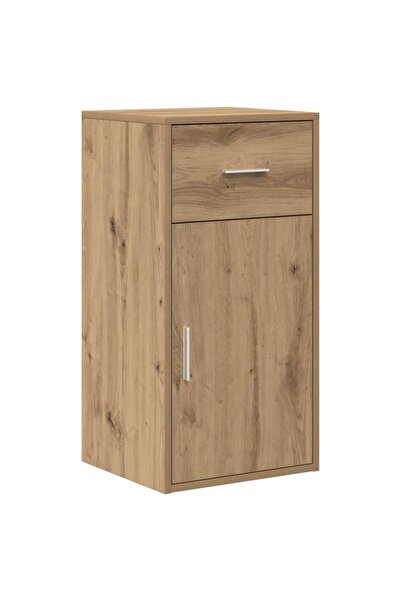 vidaxl Bufet cu sertar Stejar Artizanal 38 x 34 x 75 cm