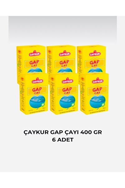 Çaykur شاي جاب 400 جرام × 6 علب تغليف، شاي أسود بالجملة