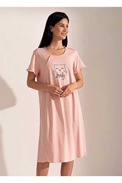 Soft&Seven by SOFIAMAN Cămașă de Noapte pentru Alăptare Sofiaman Roz Lovely, ...
