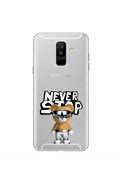 Other Samsung A6 Plus Never stop Transparent Silicone TPU Θήκη