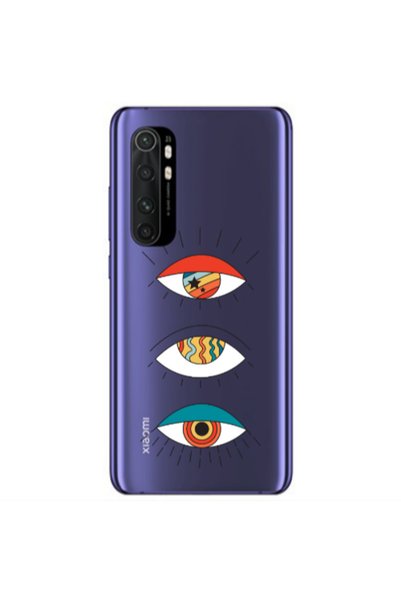 Other Xiaomi Mi Note 10 Lite 3 different eyes Transparent Silicone TPU Θήκη