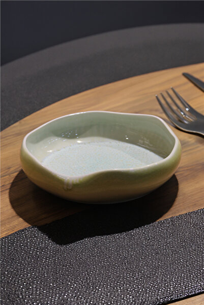 rinart 25 cm Oceana Patterned Porcelain Salad and Serving Bowl