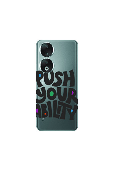 Other Honor 90 5G Push Your Ability Transparent Silicone TPU Θήκη