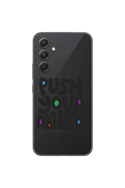Other Samsung Galaxy A05s Push Your Ability Transparent Silicone TPU Θήκη