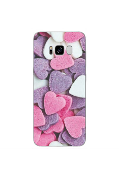 Other Samsung S8 Plus Sponge Hearts Transparent Silicone TPU Θήκη