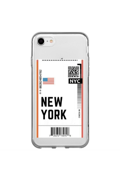 Other Apple iPhone SE 2020 New York NYC Transparent Silicone TPU Θήκη