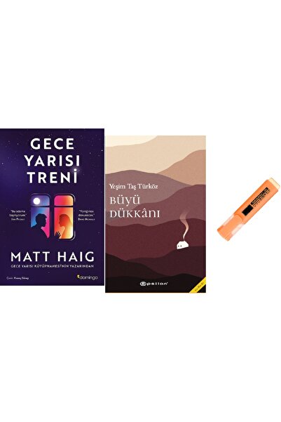 Epsilon Yayınevi Gece Yarısı Treni + Büyü Dükkanı / 2 Kitap SET (KALEM HD)