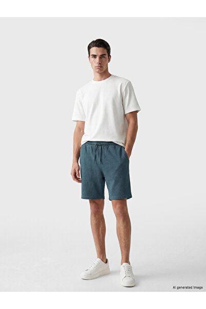 LC Waikiki Nevavm Regular Fit Men's Shorts with Difference