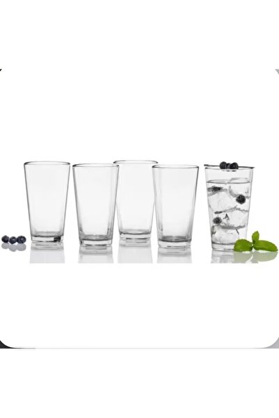 Generic 10-Piece Glass Drinking Set Clear Color 16 Oz.
