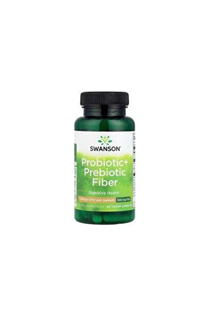 SWANSON Probiotic + Prebiotic Fiber 60 capsule vegetale -