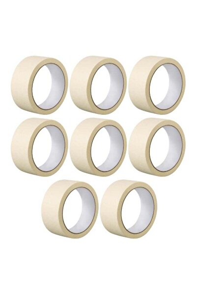 Duravel Pack Of 8 Premium Masking Tape 2Inch X 27 Yards General Purpose Paper...