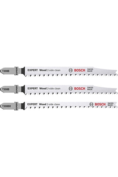 Bosch Top Bottom Set of 3 jigsaw blades, 117 mm
