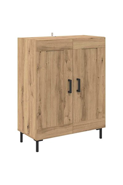 vidaxl Bufet Stejar Artizanal 69,5 x 34 x 90 cm