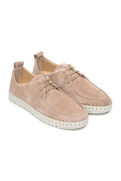 SELİN SOYLU Genuine Leather Women's Summer Casual Shoes, Women's Casual Shoes