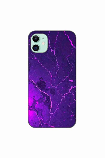 OEM Husa compatibila cu Apple iPhone 11 Silicon Gel Tpu Model Ultraviolet Mar...
