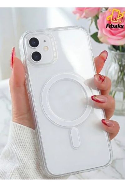 İPHONE 11 UYUMLU MAGSAFELİ ŞEFFAF KILIF