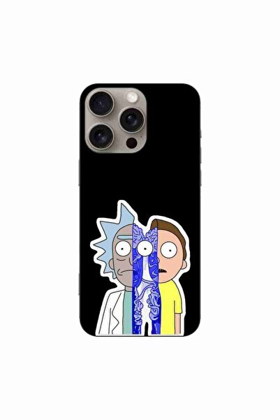 OEM Husa compatibila cu Apple iPhone 16 Pro Max Silicon Gel Tpu Model Rick An...