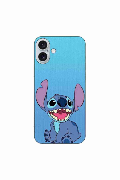 OEM Θήκη συμβατή με Apple iPhone 16 Plus Σιλικόνης Gel TPU με σχέδιο Ραφής Μπλε