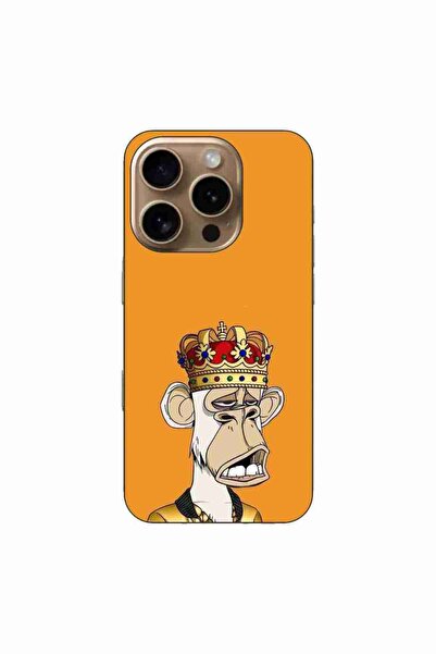 OEM Husa compatibila cu Apple iPhone 16 Pro Silicon Gel Tpu Model NFT Royal Ape