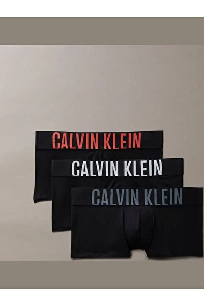 Calvin Klein CK JEANS ΧΑΜΗΛΟΨΗΛΟ ΣΟΡΤΣ 3 ΤΕΜΑΧΙΑ ΜΑΥΡΟ