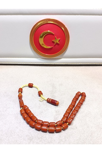 HALİL KOÇAK Squeeze Amber Prayer Beads, Masterfully Crafted