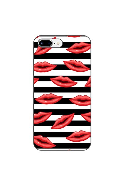OEM Husa compatibila cu Apple iPhone 7 Plus, 8 Plus Silicon Gel Tpu Model Str...