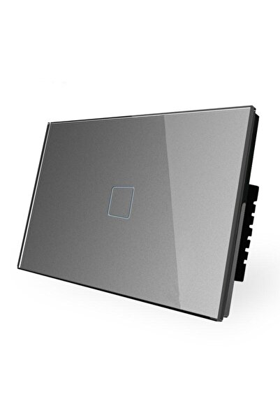 NewEra SmartHouse Single touch switch, glass touch panel, grey, US model