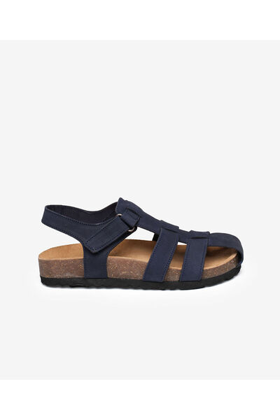 Greyder Erkek Çocuk Lacivert Hakiki Deri Sandalet 6Y5NS59648