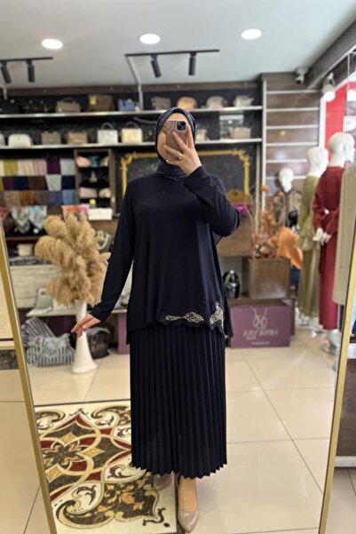 HÜMEYRA BUTİK Platinum Skirt Suit