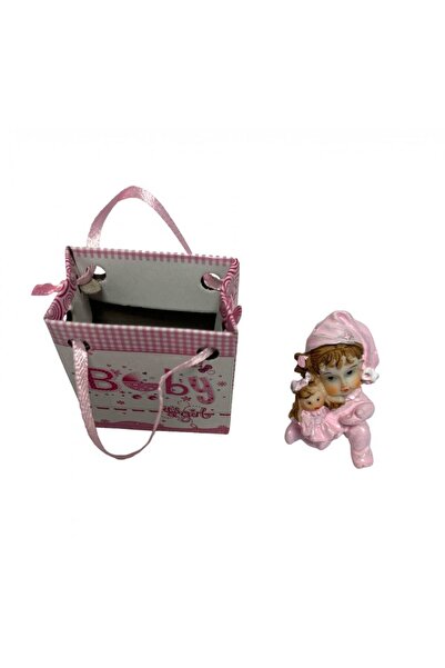 OEM Marturie Bebe Cu Jucarie Roz Model 2 (Set 10 buc)