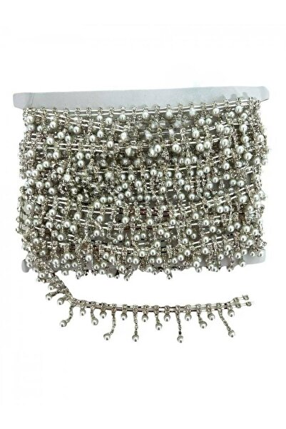OEM Chain Necklace With Rhinestone And Pearl Hanging