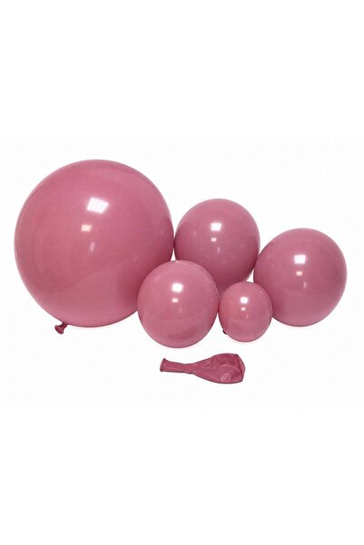 OEM Matte Balloons TX 66 Dusty Pink 14"-100/ Top Bottom Set