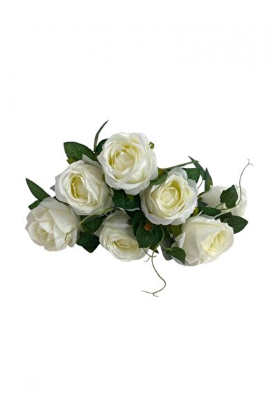 OEM Flori Artificiale Buchet 7 Trandafiri Alb