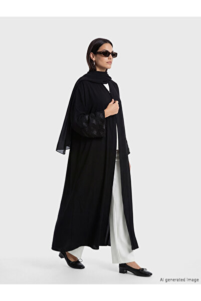 LC Waikiki Esvab • Modern & Distinctive Embroidered Crepe Women's Ferace and ...