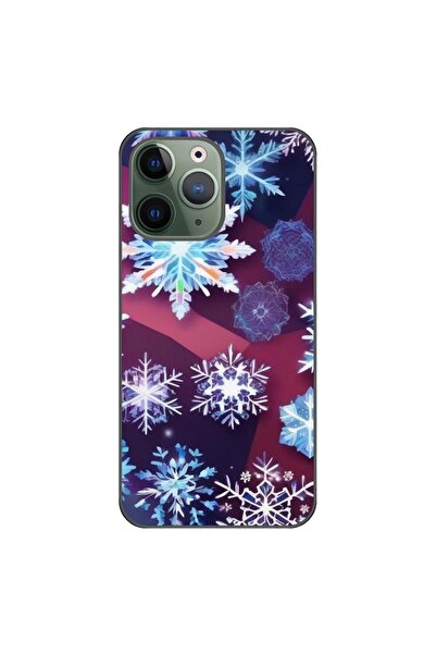 OEM Husa compatibila cu Apple iPhone 11 Pro Silicon Gel Tpu Model Fulgi de Gh...