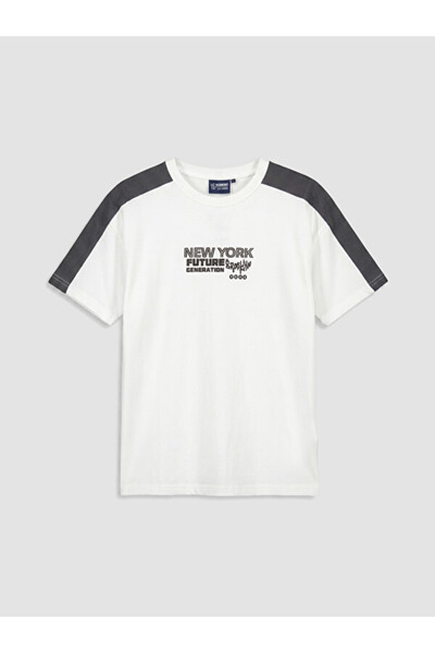 LC Waikiki Sparkling Choices from Shining Store New York Printed Boy's T-Shirt