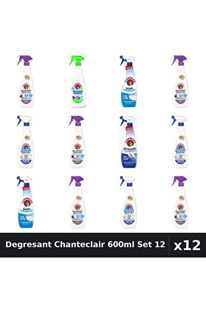 Chanteclair Set 12 Degresant Universal 600-625ml - Lavanda, Lămâie, Bicarbona...