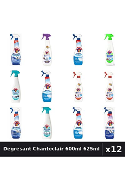 Chanteclair Set 12 Degresant Universal 600ml 625ml - Marsilia, Lămâie, Mosc Alb