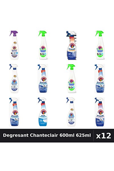 Chanteclair Set 12 Degresant Universal 600ml-625ml - Lamaie, Bicarbonat, Mosc...
