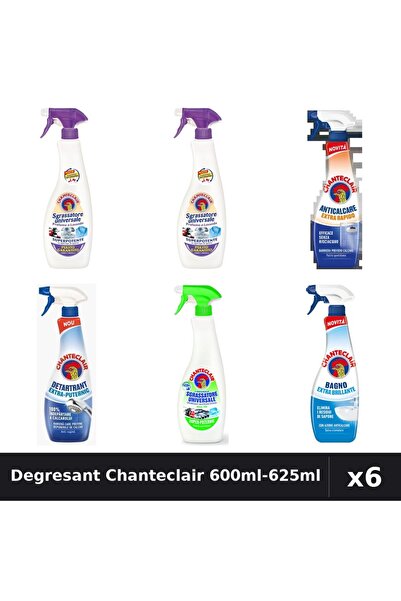 Chanteclair Set 6 Degresant Universal 600ml-625ml - Lavanda, Lamaie, Mosc, An...