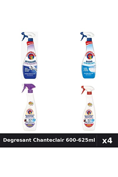 Chanteclair Set 4 Degresant Universal 600-625ml - Lavanda, Marsilia, Anticalcar