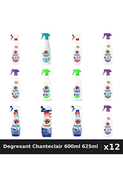 Chanteclair Set 12 Degresant Universal 600ml 625ml - Marsilia, Lamaie, Mosc Alb