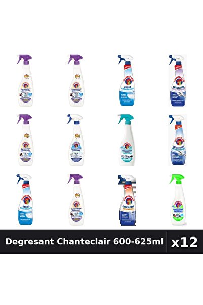 Chanteclair Set 12 Degresant Universal 600-625ml - Lavanda, Lamaie, Mosc - Cu...