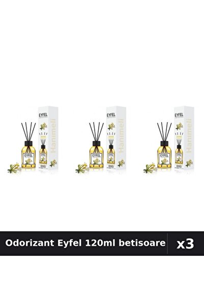 Eyfel Set 3 Odorizant Camera Betisoare 120ml - Mâna Maicii Domnului