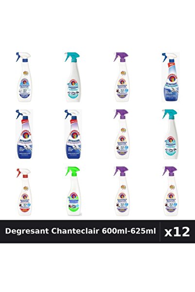 Chanteclair Set 12 Degresant Universal 600ml-625ml - 8 Arome, Bicarbonat, Lav...