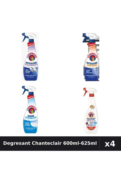 Chanteclair Set 4 Degresant Universal 600ml-625ml - Anticalcar, Marsilia, Str...