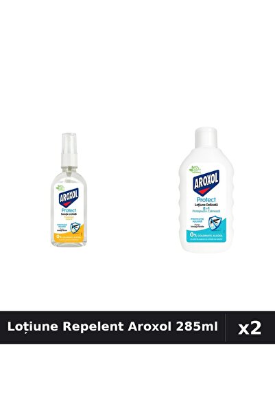 Aroxol Set 2 Loțiune Repelent Insecte 85ml + 200ml - Protecție Eficientă