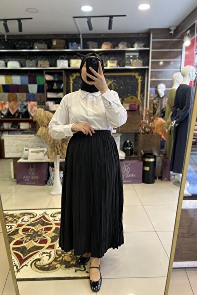 HÜMEYRA BUTİK تنورة مجعدة
